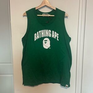 Bape tank Top Green Size XL brand New